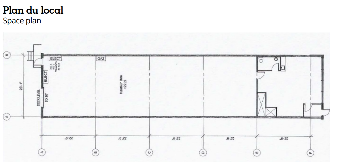 7700-7810 Rte Transcanadienne, Montréal, QC en alquiler Plano de la planta- Imagen 1 de 1