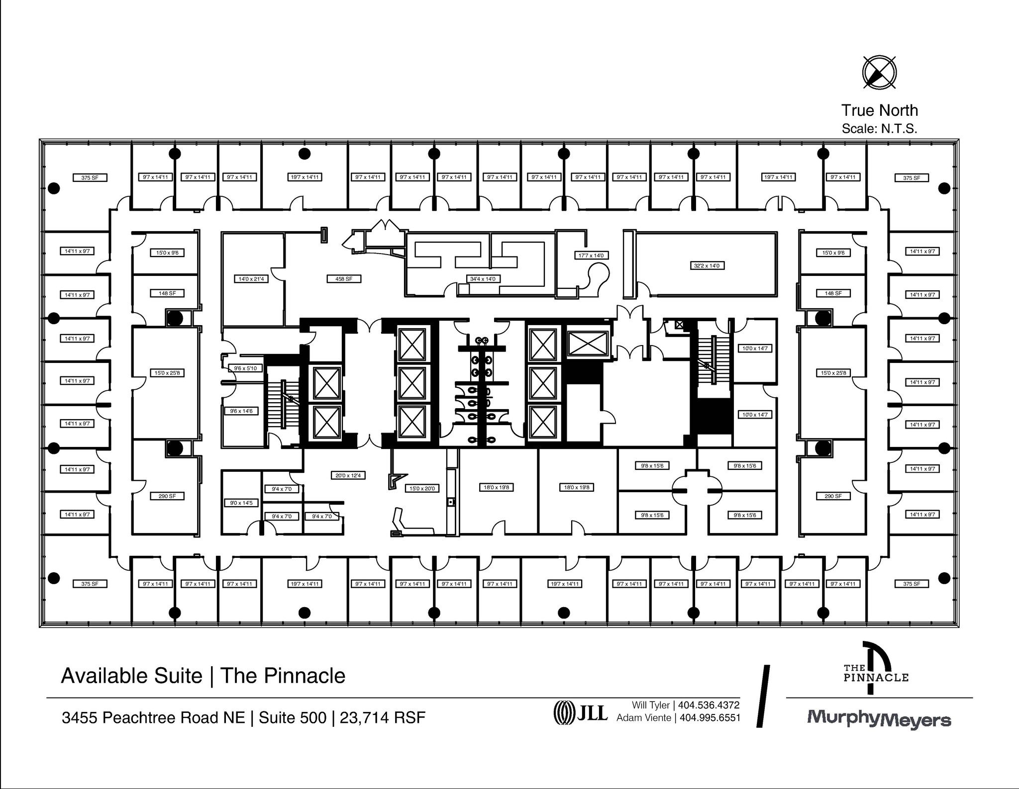 3455 Peachtree Rd NE, Atlanta, GA en alquiler Plano de la planta- Imagen 1 de 1