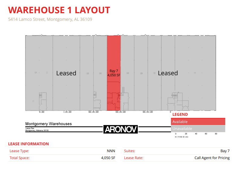 311 N Eastern Blvd, Montgomery, AL en alquiler Plano del sitio- Imagen 1 de 1