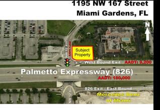 1195 NW 167th St, Miami Gardens, FL - VISTA AÉREA  vista de mapa