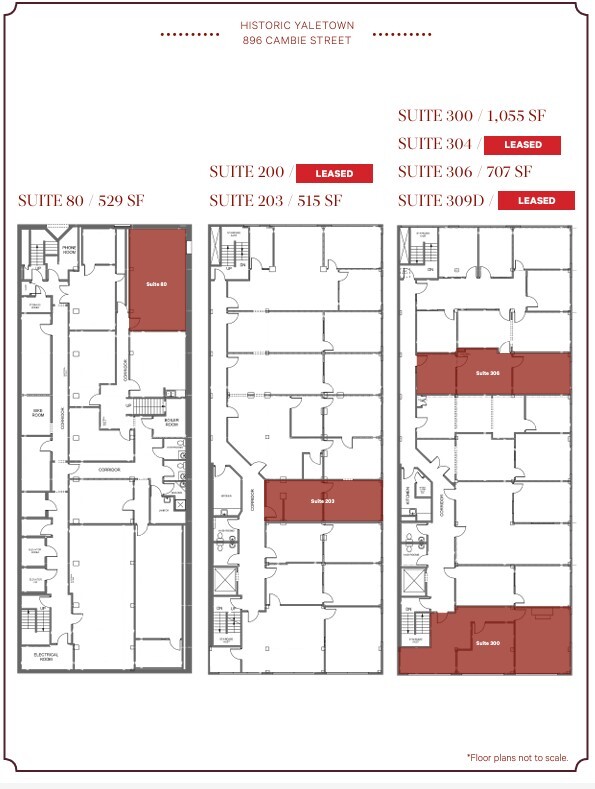 896 Cambie St, Vancouver, BC en alquiler Plano de la planta- Imagen 1 de 1