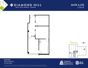 2490 W 26th Ave, Denver, CO en alquiler Plano de la planta- Imagen 1 de 2