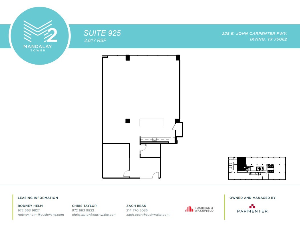 225 E John Carpenter Fwy, Irving, TX en alquiler Plano de la planta- Imagen 1 de 1