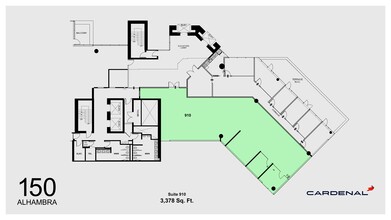 150 Alhambra Cir, Coral Gables, FL en alquiler Plano del sitio- Imagen 1 de 1