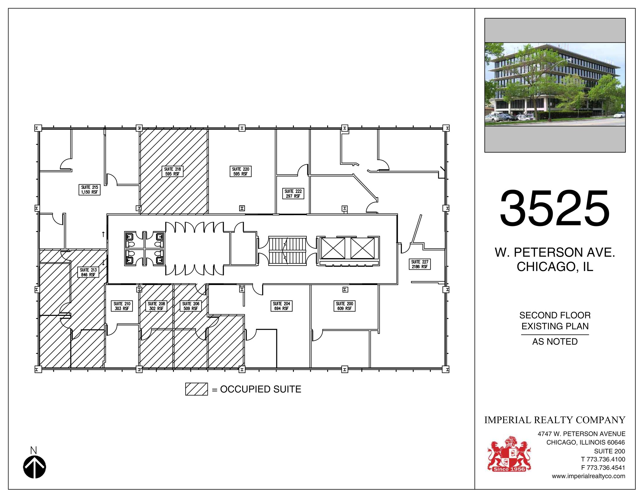 3525 W Peterson Ave, Chicago, IL en alquiler Plano del sitio- Imagen 1 de 1