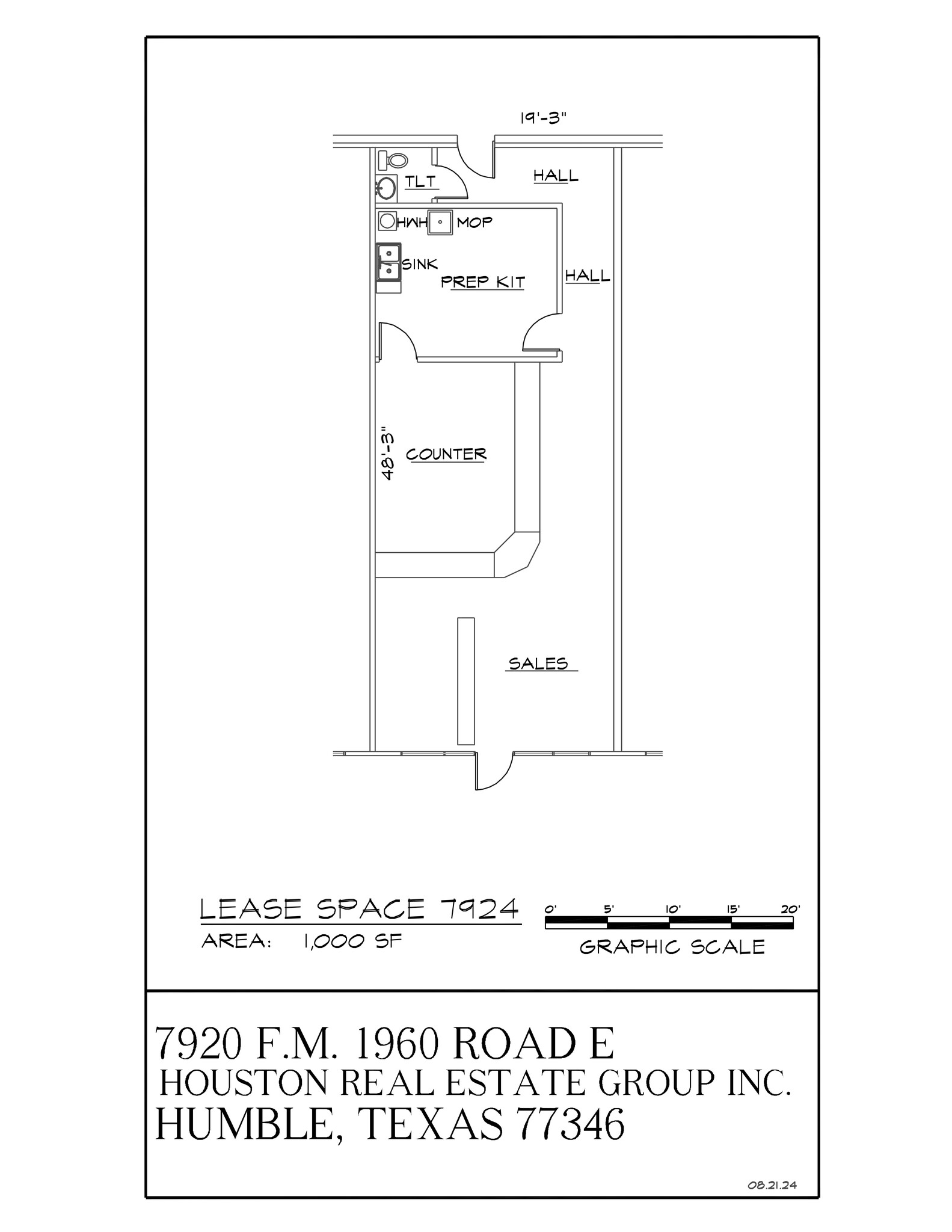 7924 FM-1960 E, Humble, TX en alquiler Plano del sitio- Imagen 1 de 1