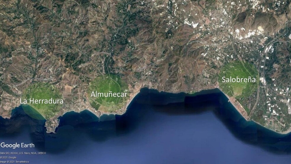 Terreno en Almuñécar, Granada en venta - Vista aérea - Imagen 2 de 12