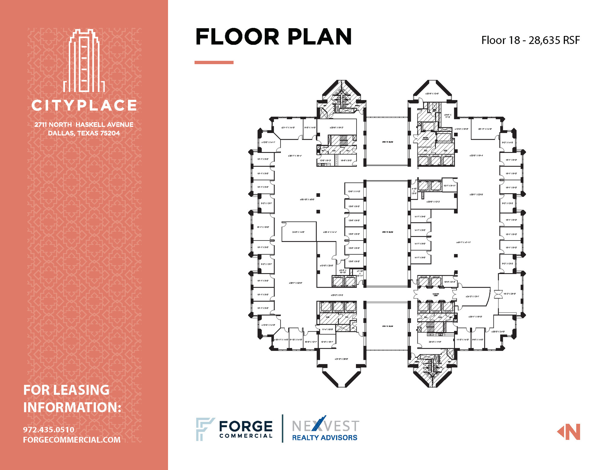 2711 N Haskell Ave, Dallas, TX en alquiler Plano de la planta- Imagen 1 de 1