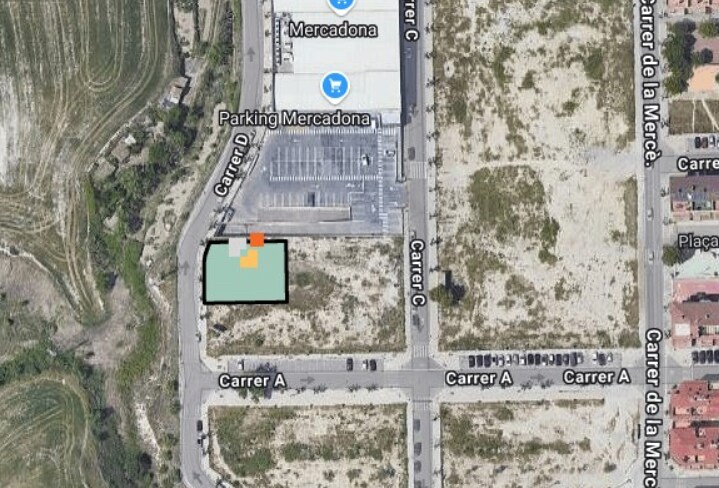 Terreno en Santa Margarida de Montbui, Barcelona en venta - Plano de solar - Imagen 2 de 2