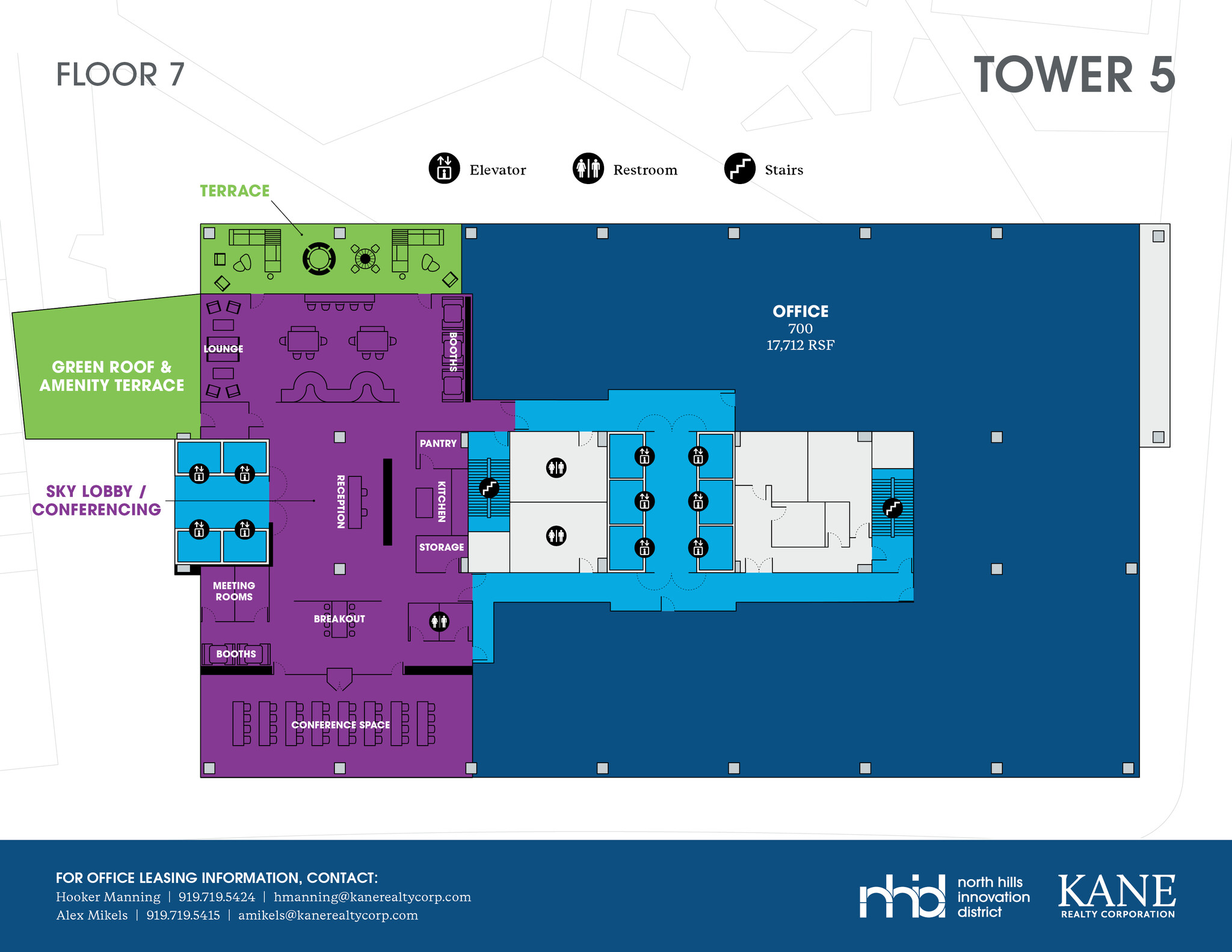 541 Church At North Hills St, Raleigh, NC en alquiler Plano de la planta- Imagen 1 de 1