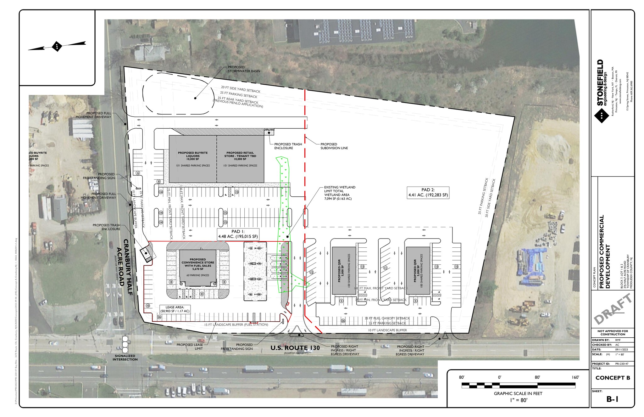 2678 Route 130, Cranbury, NJ en alquiler Plano del sitio- Imagen 1 de 1