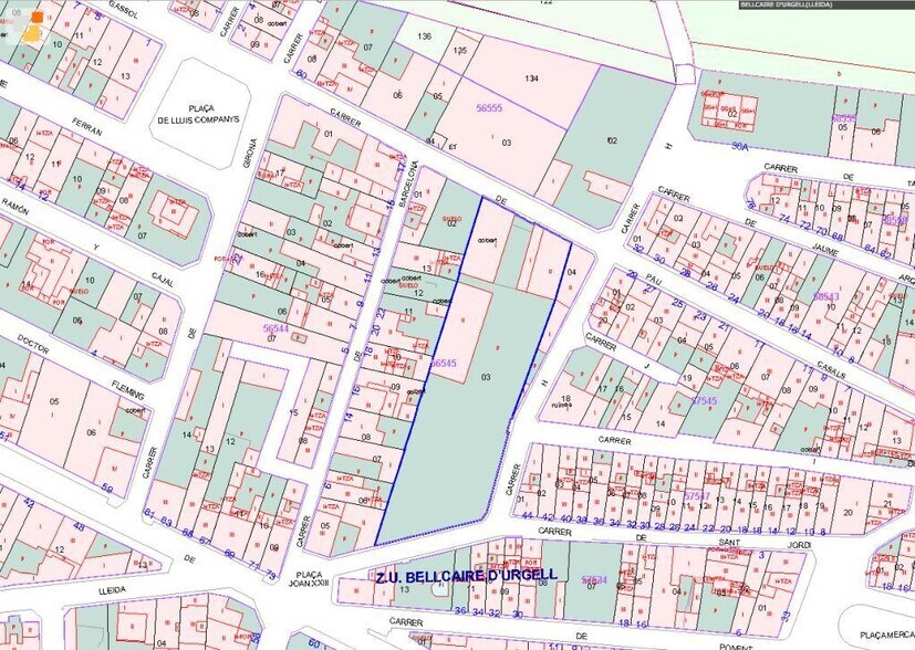 Terreno en Bellcaire d'Urgell, Lérida en venta - Plano de solar - Imagen 3 de 3