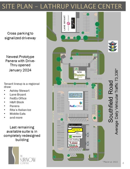 27601-27651 Southfield Rd, Southfield, MI en alquiler - Plano del sitio - Imagen 3 de 5