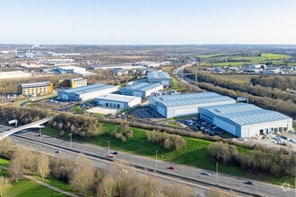 Leeds Valley Park, Leeds, WYK - Aérea  vista de mapa