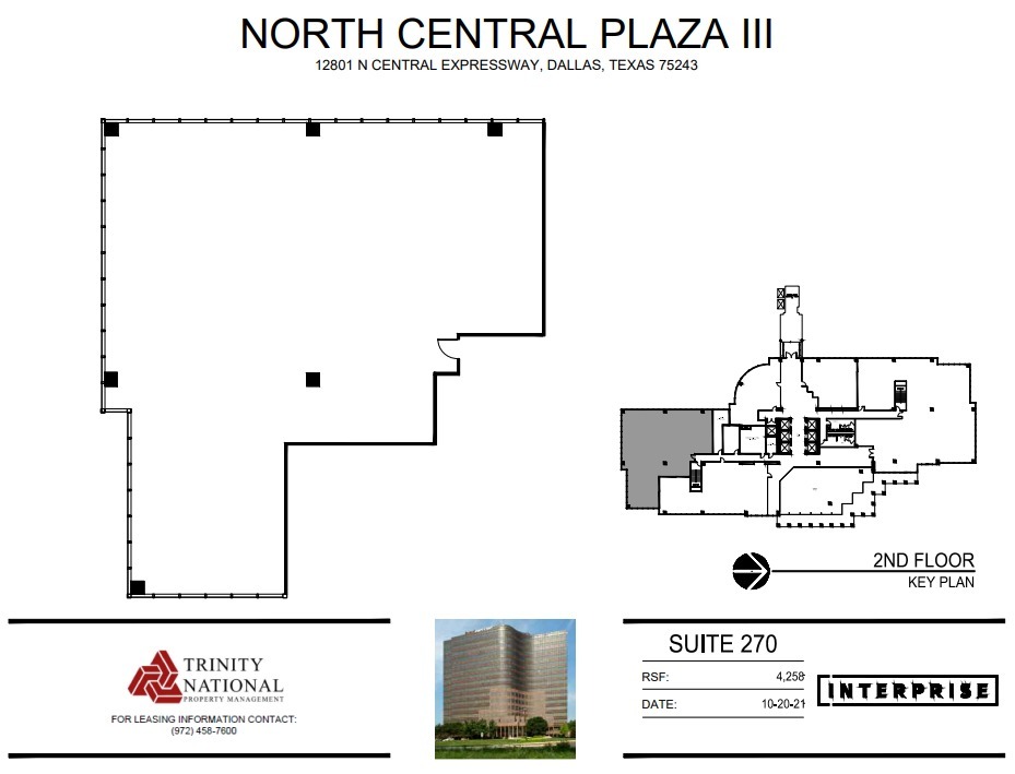 12801 N Central Expy, Dallas, TX en alquiler Plano de la planta- Imagen 1 de 1