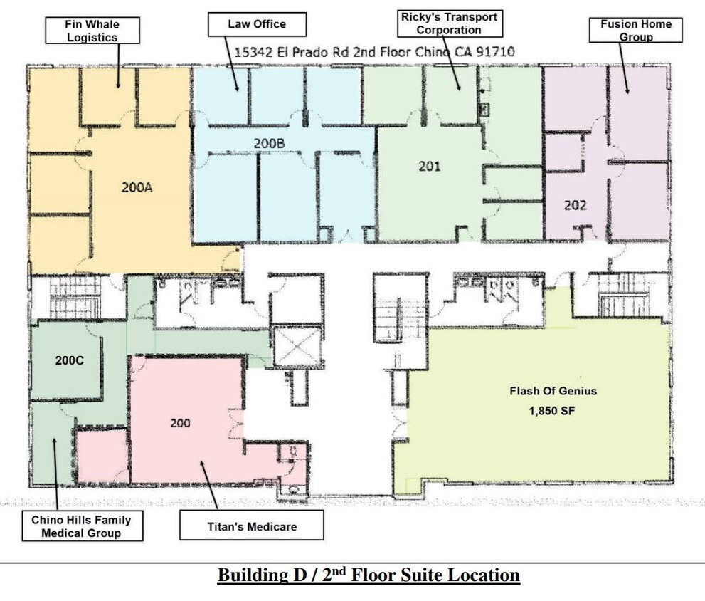 15342 El Prado Rd, Chino, CA en alquiler Plano de la planta- Imagen 1 de 1