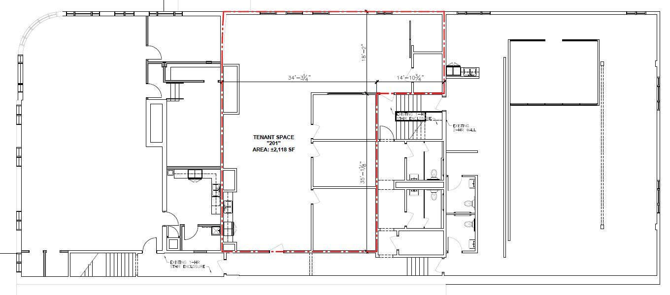 3401-3403 S Peoria Ave, Tulsa, OK en alquiler Plano de la planta- Imagen 1 de 1