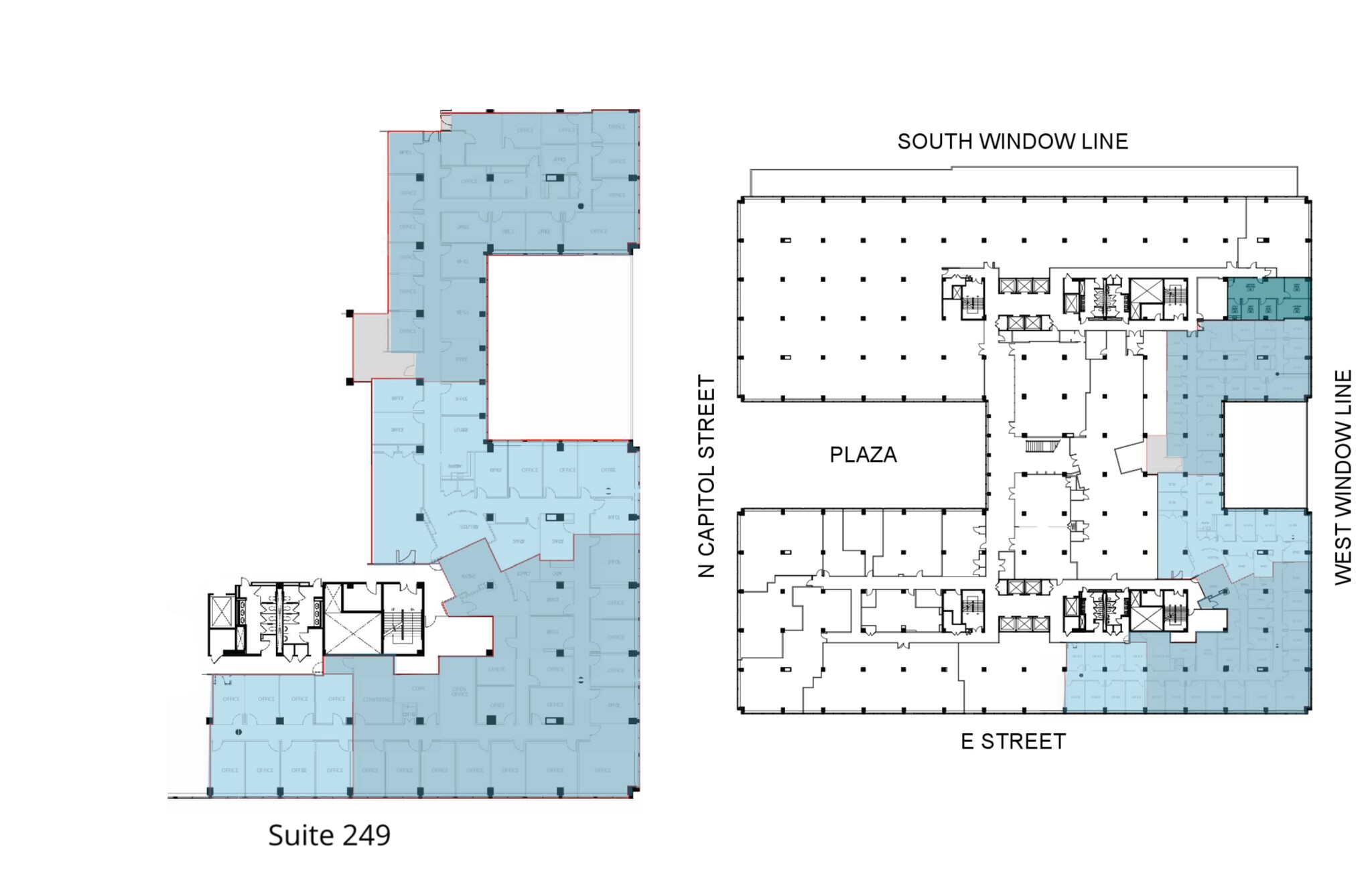 400-444 N Capitol St NW, Washington, DC en alquiler Plano de la planta- Imagen 1 de 2