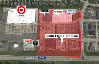 466-478 Randall Rd, South Elgin, IL - VISTA AÉREA  vista de mapa