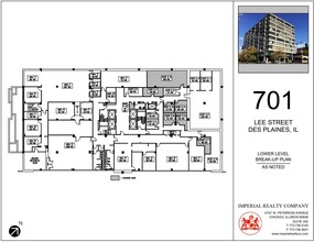 701 Lee St, Des Plaines, IL en alquiler Plano de la planta- Imagen 2 de 2