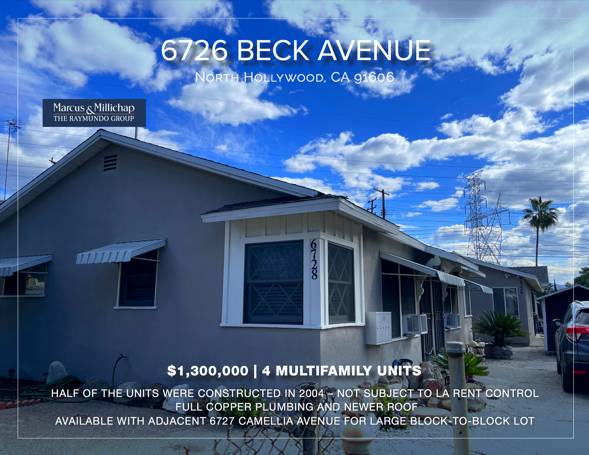 6726 Beck Ave, North Hollywood, CA en venta Foto del edificio- Imagen 1 de 7