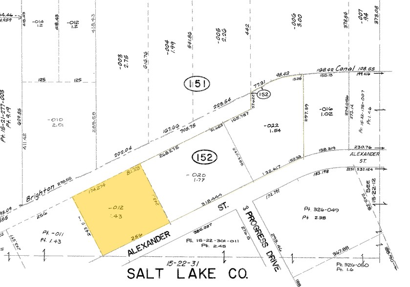 2100 Alexander St, Salt Lake City, UT en alquiler - Plano de solar - Imagen 2 de 9