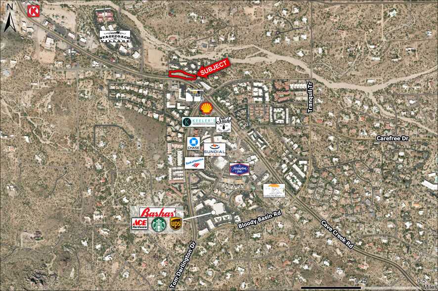 7200 E Cave Creek Rd, Carefree, AZ en venta - Vista aérea - Imagen 2 de 5