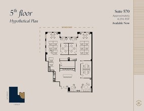 607 14th St NW, Washington, DC en alquiler Plano de la planta- Imagen 2 de 2