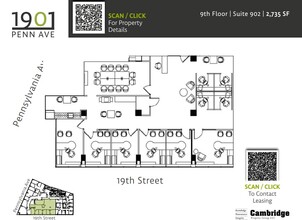 1901 Pennsylvania Ave NW, Washington, DC en alquiler Plano de la planta- Imagen 1 de 1