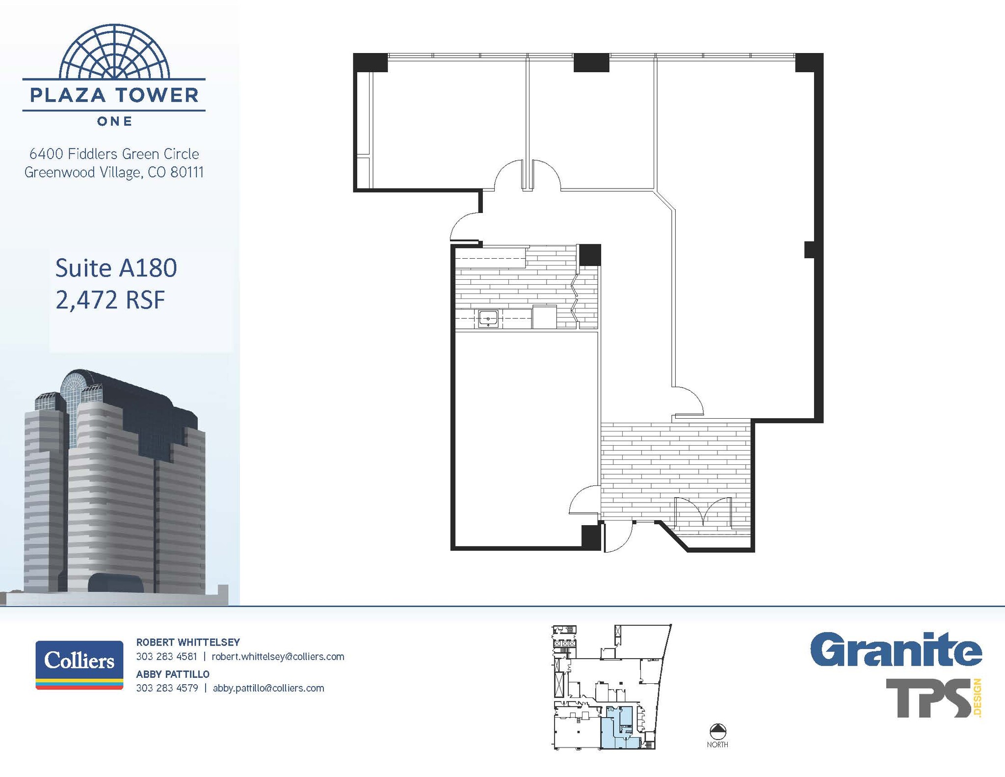 6400 S Fiddlers Green Cir, Greenwood Village, CO en alquiler Plano de la planta- Imagen 1 de 1