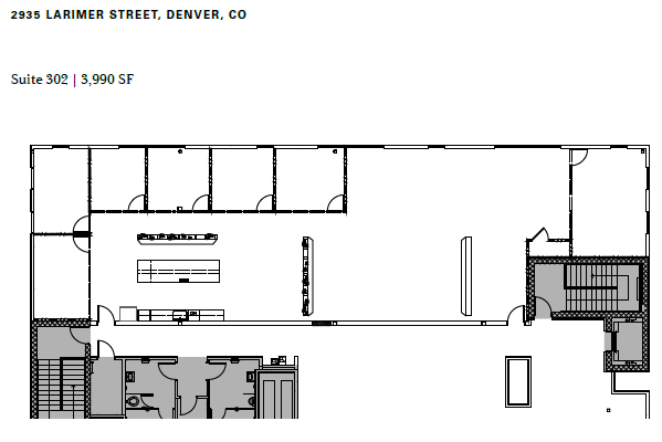 2935 Larimer St, Denver, CO en alquiler Plano de la planta- Imagen 1 de 1