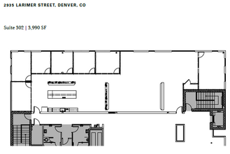 2935 Larimer St, Denver, CO en alquiler Plano de la planta- Imagen 1 de 1