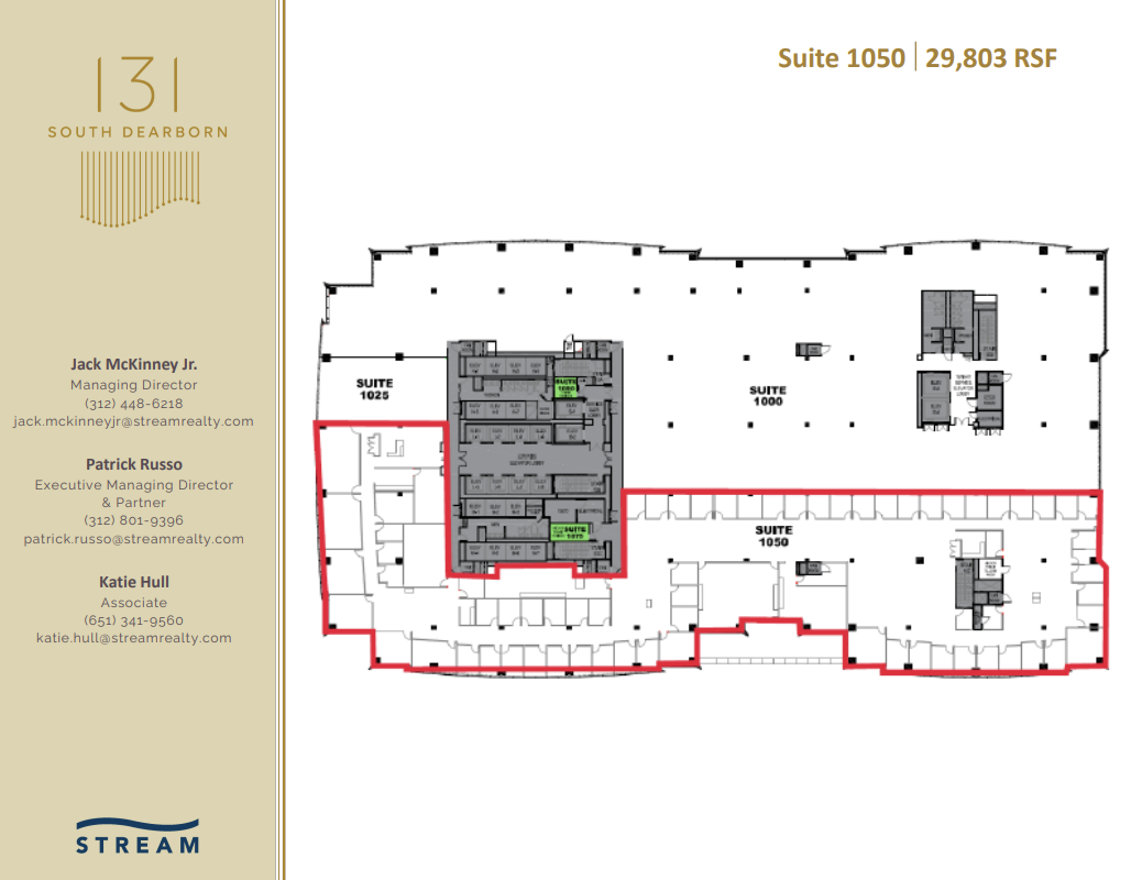 131 S Dearborn St, Chicago, IL en alquiler Plano de la planta- Imagen 1 de 1