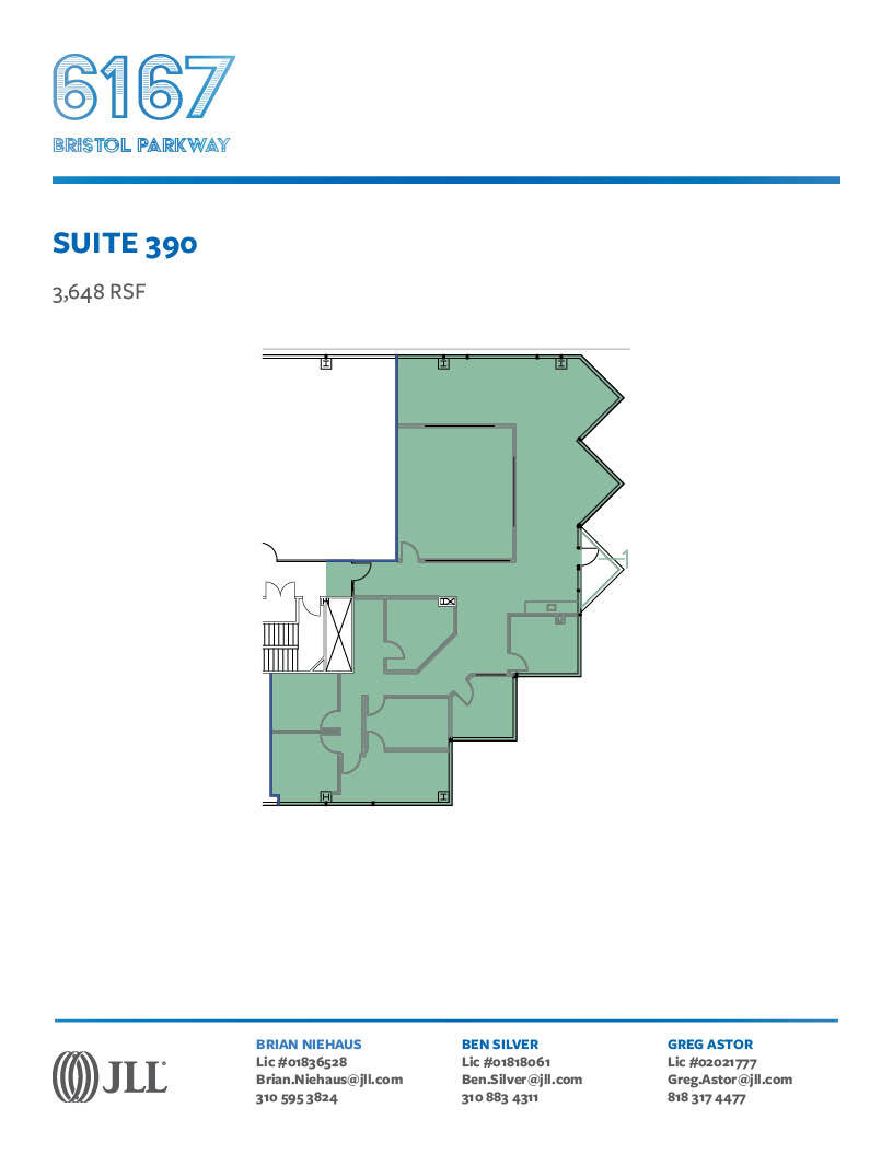 6167 Bristol Pky, Culver City, CA en alquiler Plano de la planta- Imagen 1 de 1