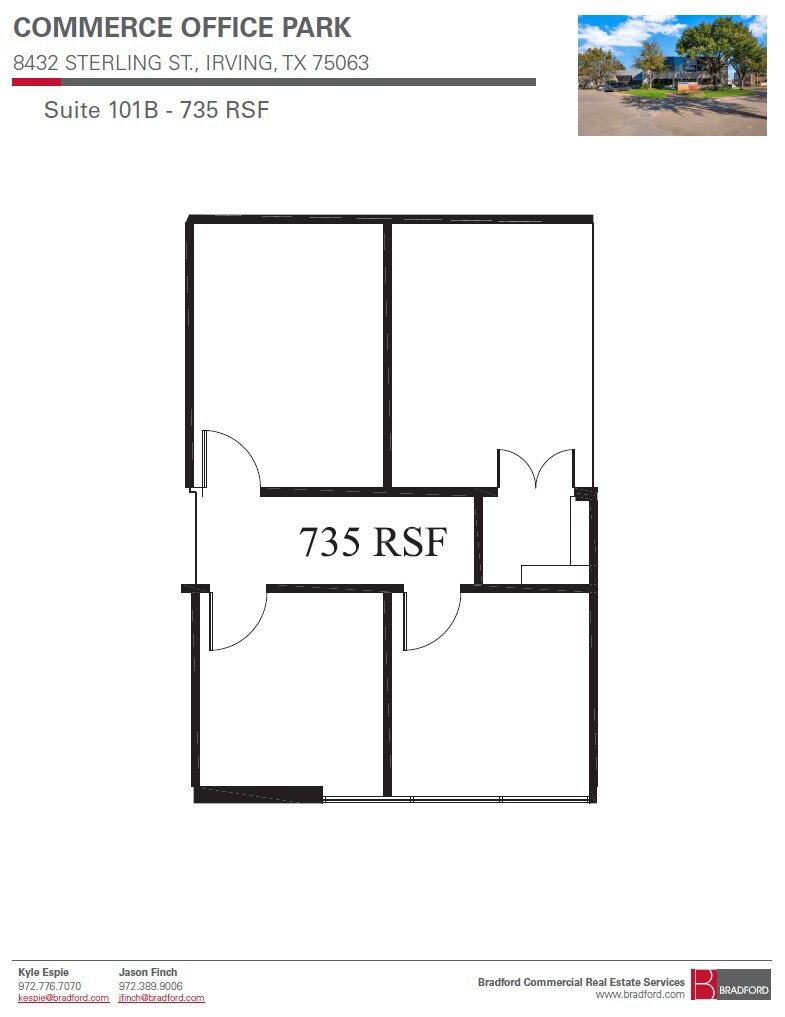 8402 Sterling St, Irving, TX en alquiler Plano de la planta- Imagen 1 de 1