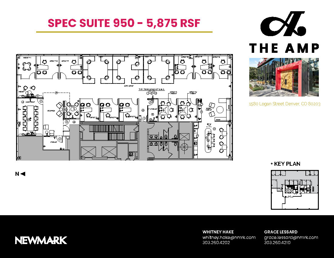 1580 N Logan St, Denver, CO en alquiler Plano de la planta- Imagen 1 de 1