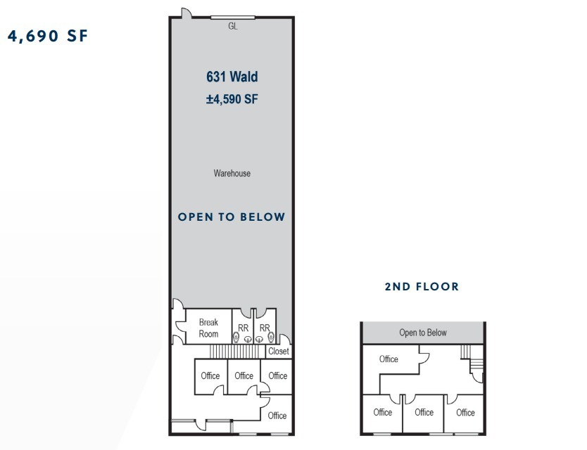 641-671 Wald, Irvine, CA en alquiler Plano de la planta- Imagen 1 de 1