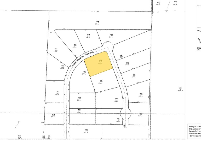 2190 Jason Industrial Pky, Winston, GA en venta - Plano de solar - Imagen 2 de 3