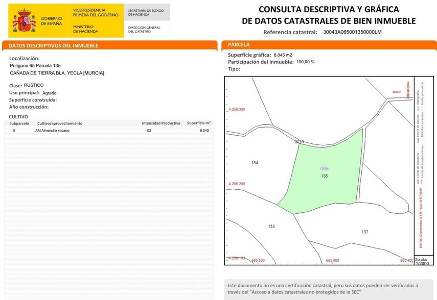 Terreno en Yecla, Murcia en venta - Foto del edificio - Imagen 3 de 14