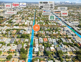 7456 Waring Ave, Los Angeles, CA - VISTA AÉREA  vista de mapa - Image1