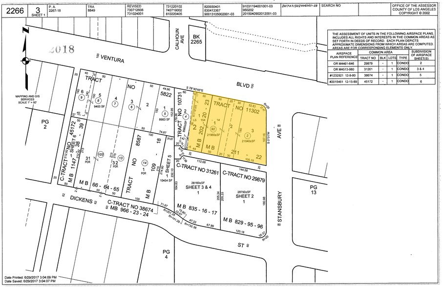 14140-14144 Ventura Blvd, Sherman Oaks, CA en alquiler - Plano de solar - Imagen 2 de 8