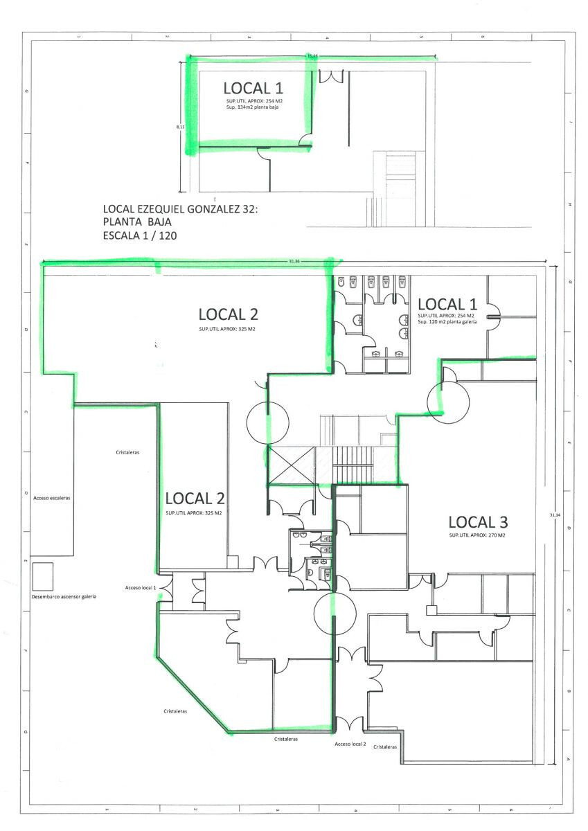 Locales en Segovia, Segovia en alquiler Plano de la planta- Imagen 1 de 1