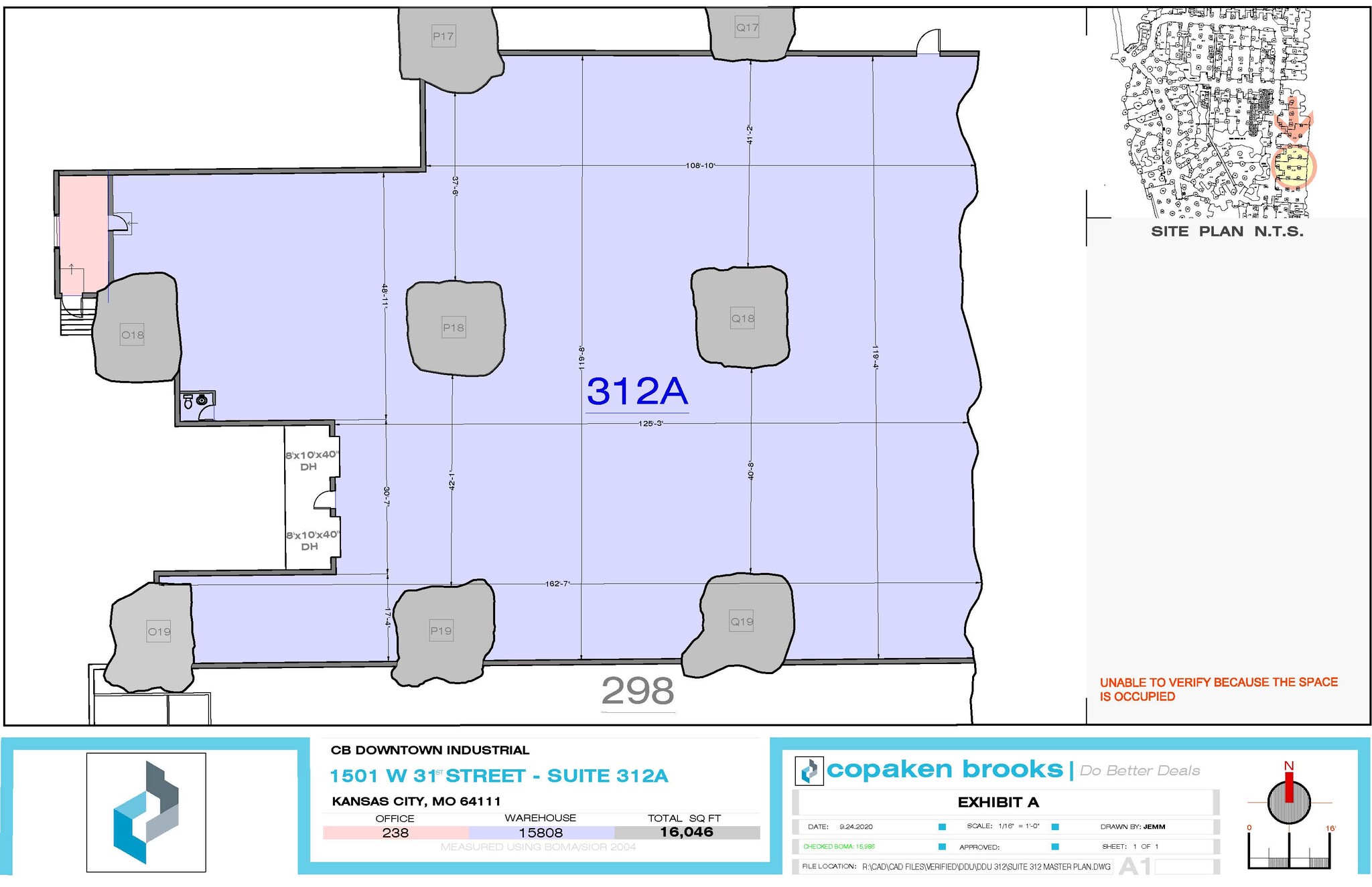 3101-3150 Mercier St, Kansas City, MO en alquiler Plano de la planta- Imagen 1 de 2