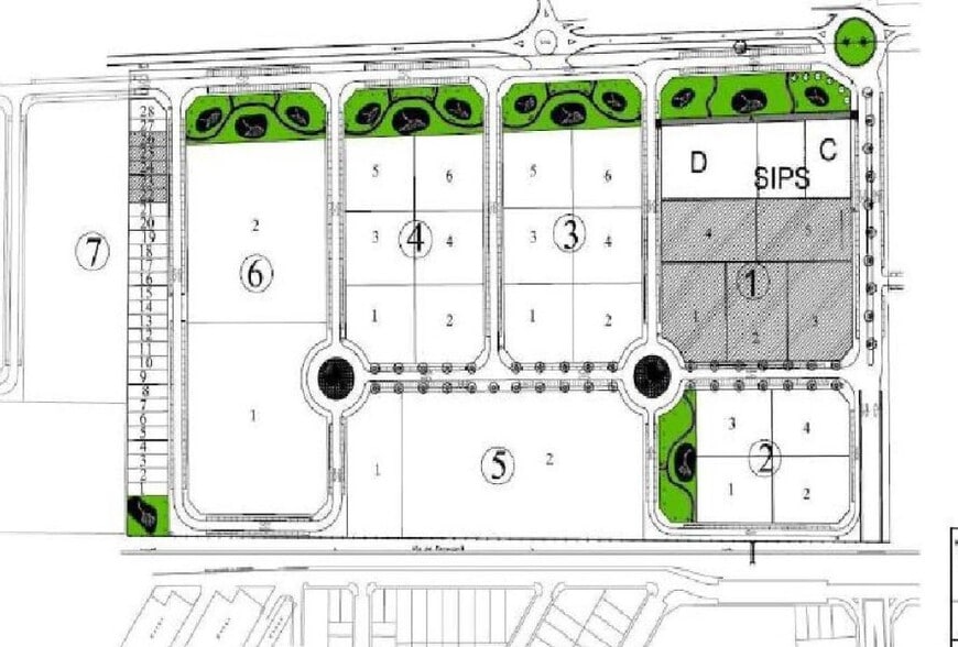 Calle Laguna Larga Siete, 14, Alcalá de Guadaíra, Sevilla en venta - Plano de solar - Imagen 2 de 2