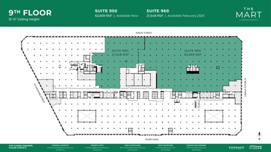 222 Merchandise Mart Plz, Chicago, IL en alquiler Plano de la planta- Imagen 1 de 1