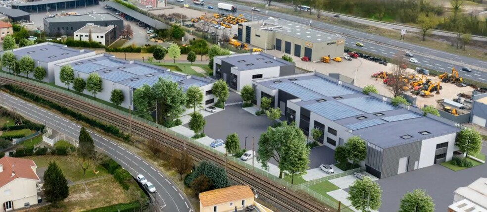 25 Chemin De La Lône, OULLINS-PIERRE-BÉNITE en venta - Vista aérea - Imagen 2 de 5