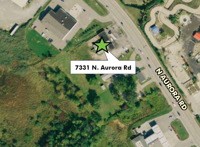 7331 N Aurora Rd, Aurora, OH en venta - Vista aérea - Imagen 2 de 2