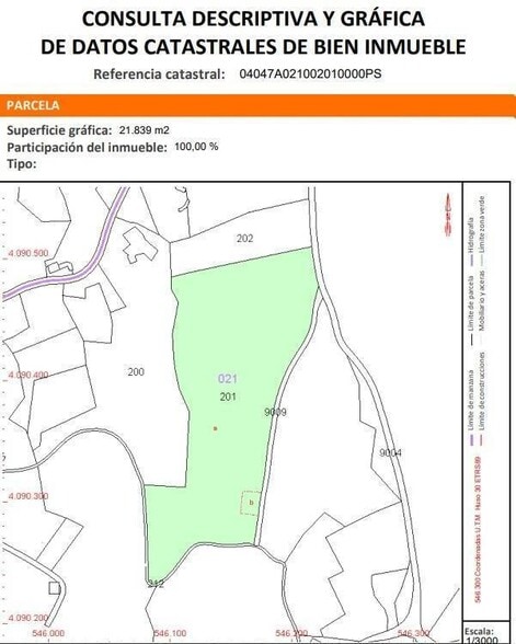 Polígono Ua-6, 21, Gádor, Almería en venta - Plano de la planta - Imagen 2 de 12