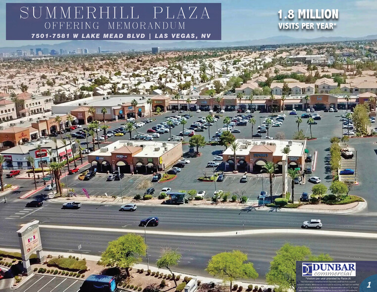 7501-7591 W Lake Mead Blvd, Las Vegas, NV en venta - Foto del edificio - Imagen 1 de 8