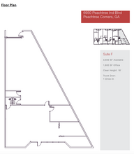 6950 Peachtree Industrial Blvd, Peachtree Corners, GA en alquiler Plano de la planta- Imagen 1 de 13